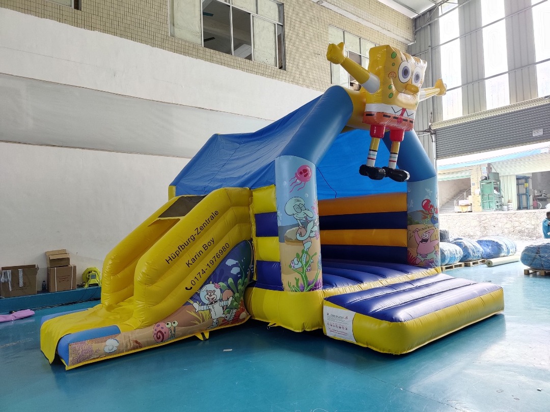 Hüpfburg Sponge Bob groß
